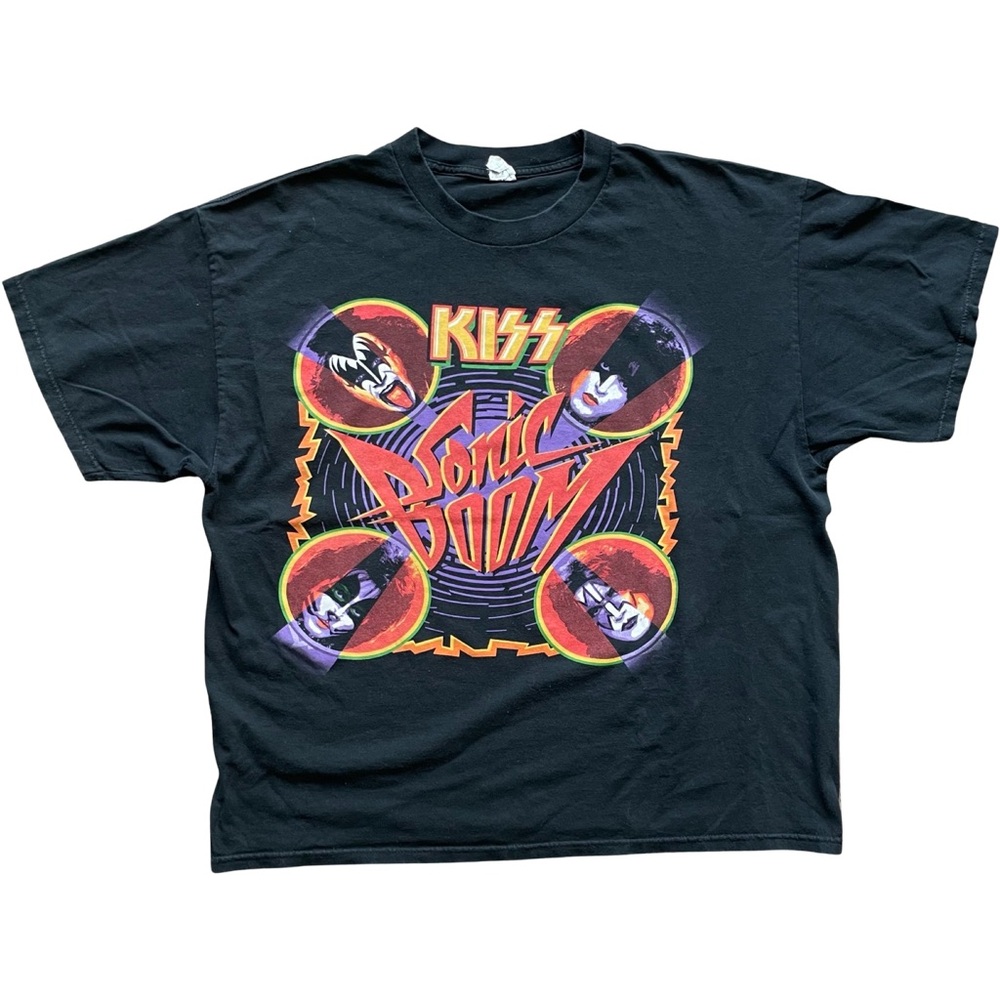 Kiss Sonic Boom Black Kids T-Shirt